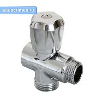 Вентиль трехпроходной ВНН 1/2 х 3/4х 1/2 AQUALINK