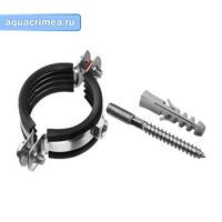 Хомут метал. с шурупом 6" (159-166) TIM М10*100/Дюб.12*60
