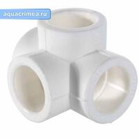 Крестовина двухплоскосная 20 БЕЛАЯ PPR (VTp.778.0.020)