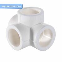 Крестовина двухплоскосная 25 БЕЛАЯ PPR (VTp.778.0.025)