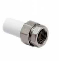 Американка ВР трубная 20 х 1/2" БЕЛАЯ PPR