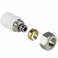 Муфта для соединения PPR-PE труб 20х16