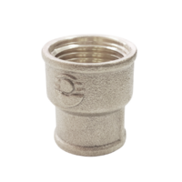 Муфта переходная никель 1 1/2" х 1 1/4"