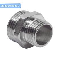 Ниппель хром 3/4 Н х 3/4 Н AQUALINK