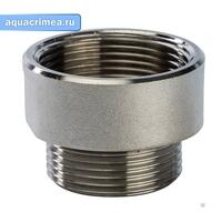Переходник круглый никель вн-нар 1/2"х1" AQUALINK