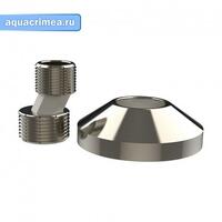 Эксцентрик с декоративной чашкой (для смесителя) 3/4 х 1/2