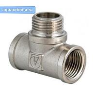 Тройник никель ВНВ 1/2" (VTr.132.N.0004)