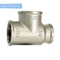 Тройник никель ВВВ 3/4х3/4х1/2" (VTr.750.RN.050504)