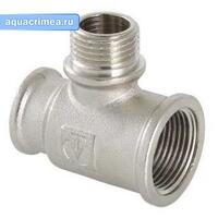 Тройник никель ВНВ 3/4x1/2x1/2" (VTr.132.RN050404)