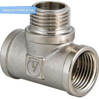 Тройник никель ВНВ 3/4x1/2x3/4" (VTr.132.RN050405)