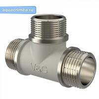 Тройник никель ННН 1/2