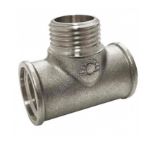 Тройник никель ВНВ 3/4