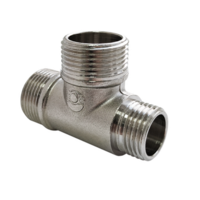 Тройник никель ННН 1/2