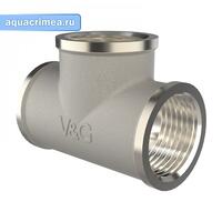 Тройник никель ВВВ 1 1/4