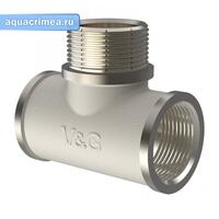 Тройник никель ВНВ 3/4