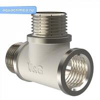 Тройник никель ВНН 1/2