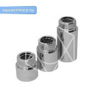 удлинитель хром 1Н х 1В 30мм AQUAFIT