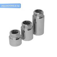 удлинитель хром 1Н х 1В 20мм AQUAFIT