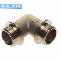 Уголок никель НН 1/2" с упором (10/80)