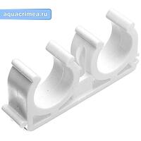 Опора двойная 25 (400/100) (Valfex) БЕЛАЯ