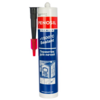 Герметик Penosil Premium для печей и каминов +1500 С Sealant 280mlчерный