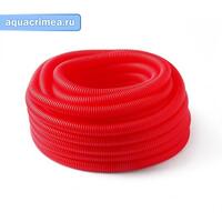 Гофрированная труба «Пешель» 25 красная  для 20 трубы (50м)