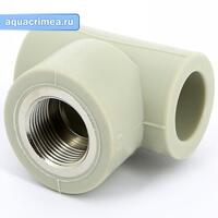 Тройник с ВР 32х3/4х32 "Политэк"