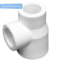 Тройник редукционный  25 x 20 x 20 БЕЛЫЙ PPR