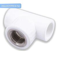 Тройник перех. с ВР 32х3/4"х32 (30/10) (Valfex) БЕЛЫЙ