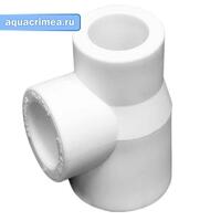 Тройник 32/20/25 (100/25) (Valfex) БЕЛЫЙ