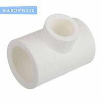 Тройник редукционный  50 x 20 x 50 БЕЛЫЙ PPR (VTp.735.0.050020050)