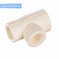 Тройник редукционный  25 x 20 x 20 БЕЛЫЙ PPR (VTp.735.0.025020020)