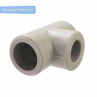 Тройник редукционный  50 x 25 x 50 СЕРЫЙ PPR