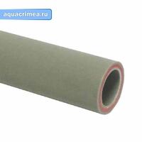 Труба арм.стекловолокном  d 90 х 15,0  PN20  СЕРАЯ PPR