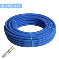Труба Henco в гофре PE-Xc/Al/PE-Xc RIXc d26*3.0 (blue) бухта 100м