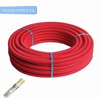 Труба Henco в гофре PE-Xc/Al/PE-Xc RIXc d26*3.0 (red) бухта 100м