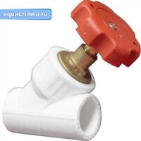 Вентиль проходной 32"45* (15/5) (Valfex) БЕЛЫЙ