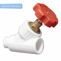 Вентиль проходной ВН/НР 25 45° БЕЛЫЙ PPR