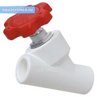 Вентиль проходной 20"45* (30/10) (Valfex) БЕЛЫЙ