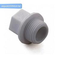 Заглушка резьбовая 20х1/2" (1000/250) (Valfex) СЕРАЯ