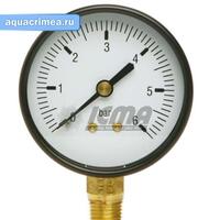 Манометр радиальное подключение 1/4  0-10 Атм 244/91244AB10
