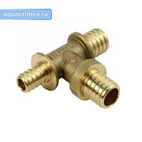 Тройник Push 18х2,5/18x2,5/14х2 латунный (10/100)