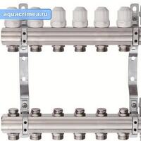 Коллектор латунный (SUN1012, (3/4" х 6F))без расходомера