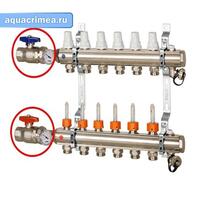 Коллект группа (РАСХОДОМЕРЫ) 1" 8 вых 3/4