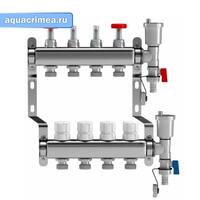 Коллектор нерж. Wester всборе 1"х 3/4"х6 вых.