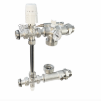 Насосно-смесительный узел с термоголовкой, без насоса, монтажная длина насоса 130 мм VALFEX (1) К