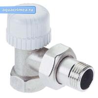 Клапан  термостатический угловой 3/4 М30*1,5 без уплотнительного кольца с преднастройкой (50/10)