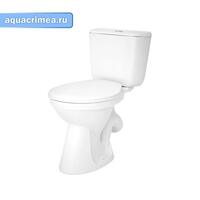 Унитаз-компакт  Бриз   (косой выпуск, 1 режим, крышка ПП) (1.WH20.2.569)                      SANTEK