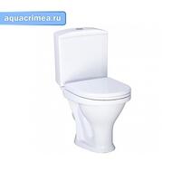 Унитаз-компакт   Вест   (косой выпуск,1 режим, крышка ПП)  ТОП