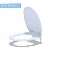 Сиденье для унитаза 413*352 (пластик. крепл.) (1/15) WS0100